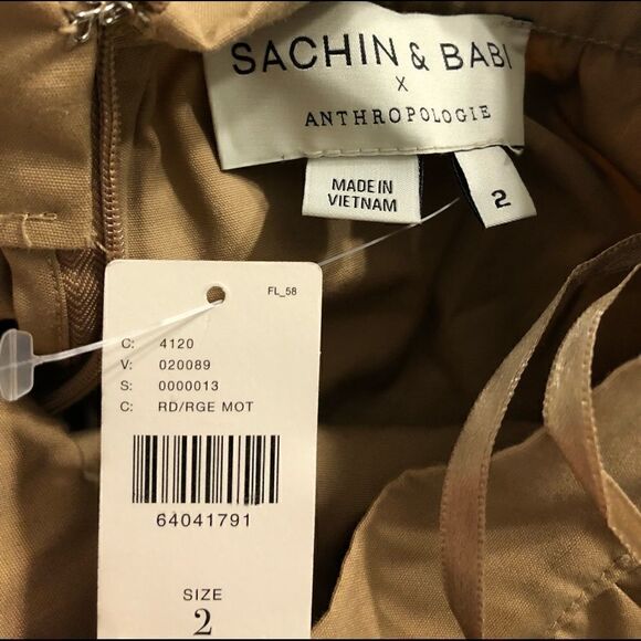 NEW Anthropologie Sachin & Babi Jacquard Maxi Skirt Size 2 - Picture 13 of 15